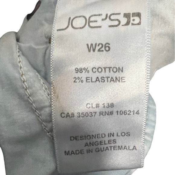 Joe's Jean’s Andrea Frayed Hem Cut Off Jean Shorts - Picture 8 of 12